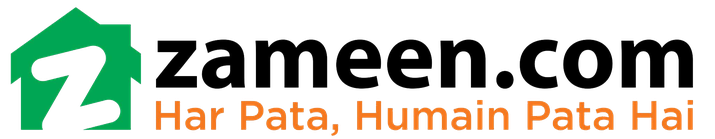 zameen.com logo with tagline Har Pata, Humnai Pata Hai